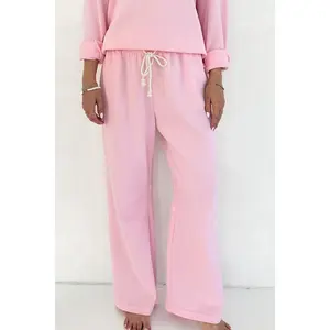 Sunkissed Rope Drawstring Pants in Hibiscus