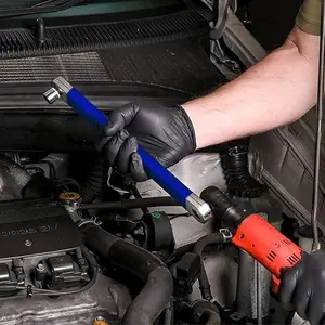 Impact Wrench Extension Bar Set, Automotive Vehicle Tool, Extension Wrench with 1/4 Electric Ratchet Socket, 3/8 To 3/8, 3/8 Hole To 1/2 Head, 3/8 Hole To 1/4 Head, Wrench Extend Rod