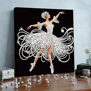 1 Framed Pearl & Diamond Painting Kit | SHOPBOP — Art Pattern, Acrylic Paints, Diamond Art Tools; Ideal for Decorating Living Rooms, Bedrooms, and Studies; An Excellent Choice for Christmas, New Year, or Birthday Gifts; Handmade Gifts