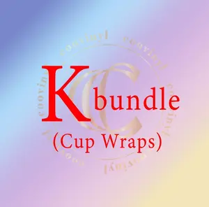 K Box 10 PCS Designer UV DTF Cup Wraps for 16OZ Tumblers Waterproof Acrylic Wraps for Cups Glasses & Smooth Objects Vivid Colors Strong Adhesion Customizable Stickers Decal Sticker Art Crafts Kit