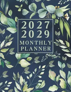 3-Year Monthly Planner 2027-2029, 36-Month (Jan 2027-Dec 2029), 8.5x11 in Navy Theme, Crisp Pages, Event-Tracking Paperback for Personal Organization (Office Stationery & Supplies)
