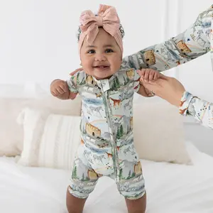 Noah's Ark Shortie Romper