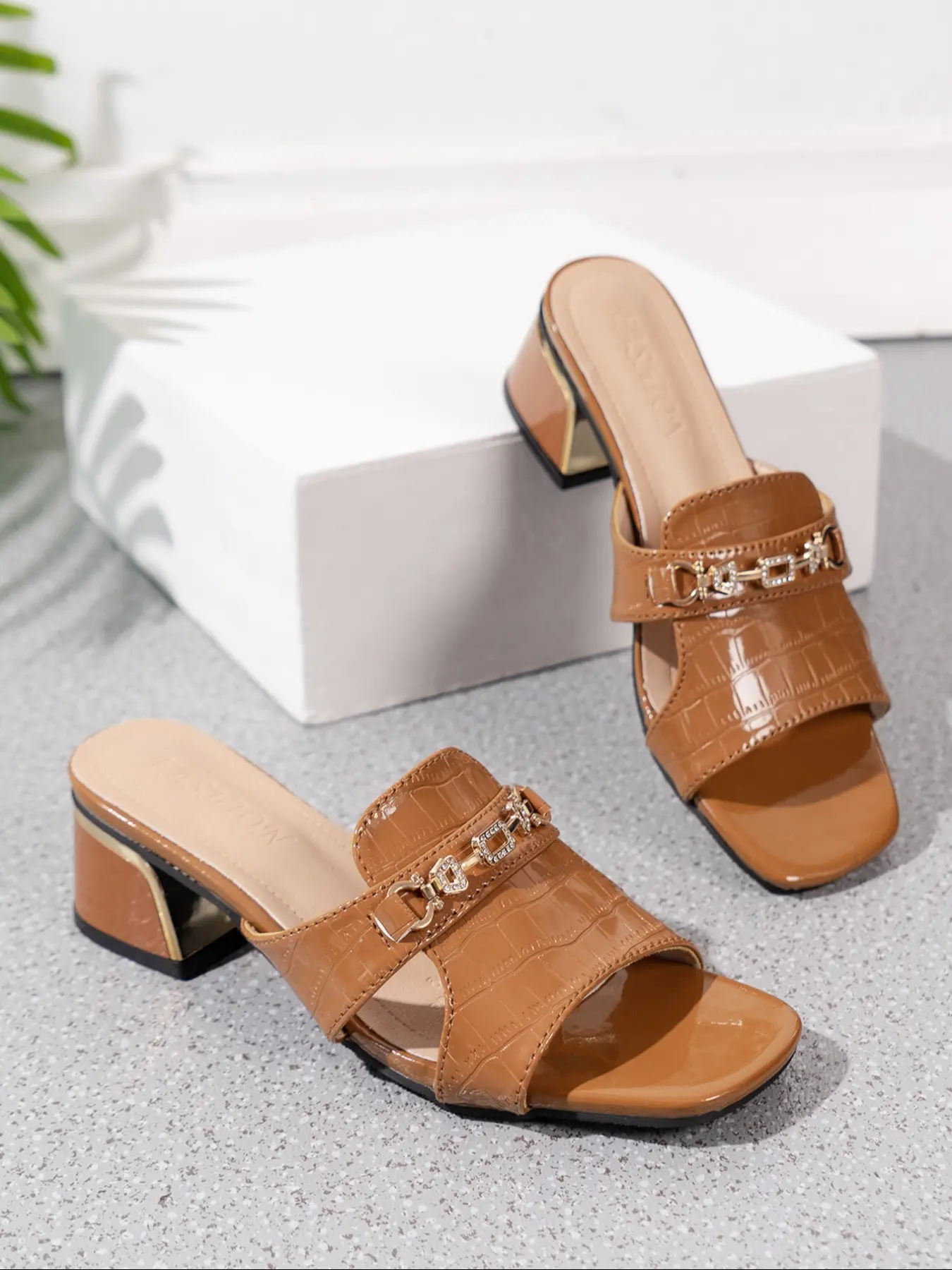 Women's Bohemian Style Fashion Sandals, Beach Vacation Wooden Slippers, Outdoor Cool Women's Shoes, Ladies Summer Footwear