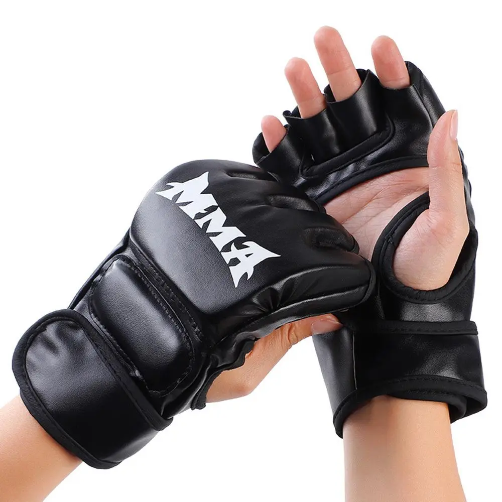 Breathable Boxing Gloves, 1 Pair MMA Muay Thai Kick Boxing Hand Wraps, Sanda Gloves, Professional Thicken Boxing Training Hand Wraps Gloves for Fighting Boxing Gloves Men Boxing Gloves Women, Boxing Equipment, Valentine's Day Gift