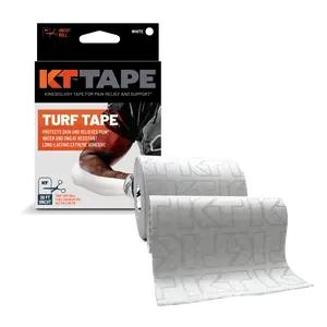 KT Turf Tape - Football Tape with Turf Burn Protection & Kinesiology Benefits - Long Lasting Synthetic Fabric - Sweatproof