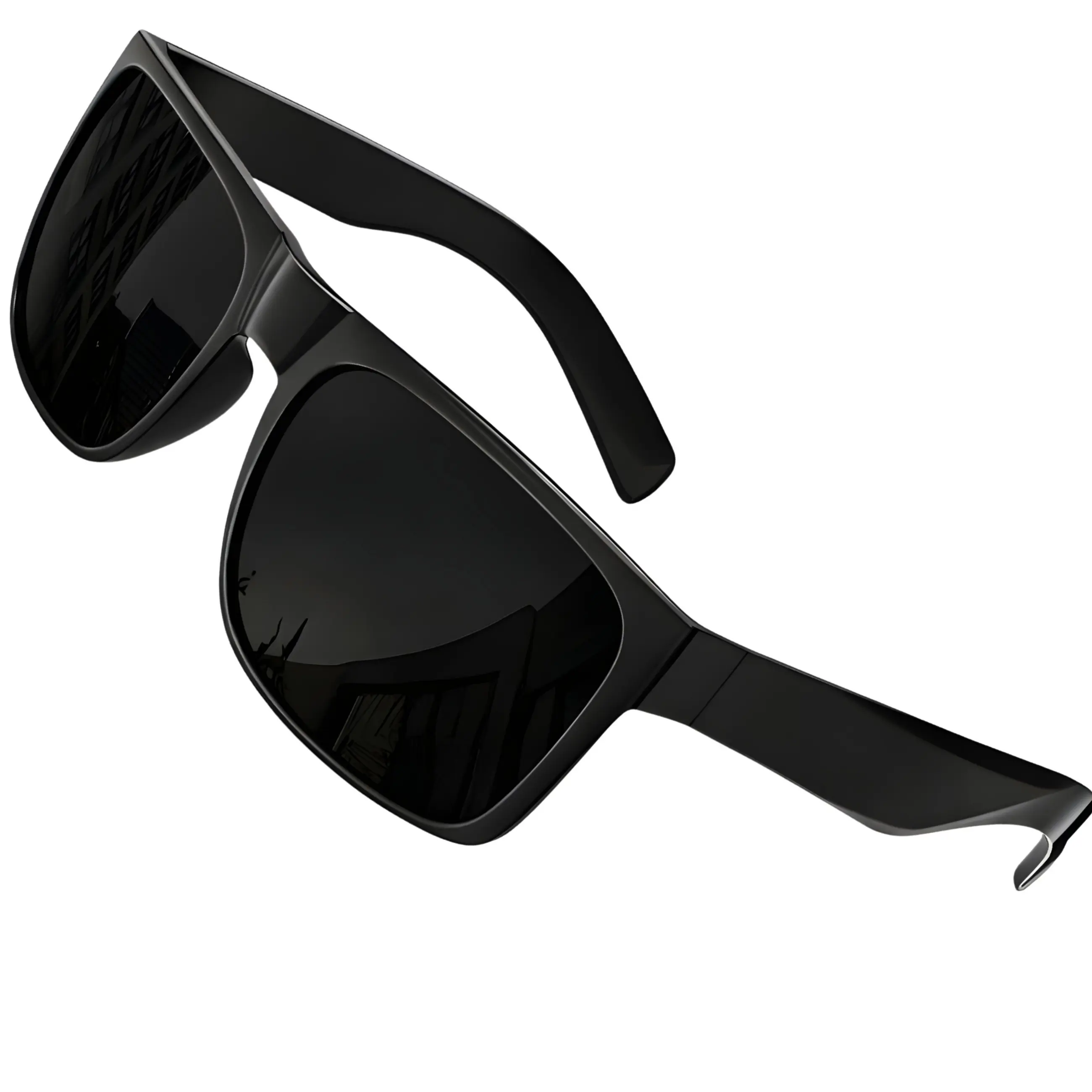 GRINDERPUNCH XL Polarized Sunglasses for Men Women Unisex – Big Head Fit, Wide Frame UV400 Shades for Driving, Travel & Daily Outdoor Use
