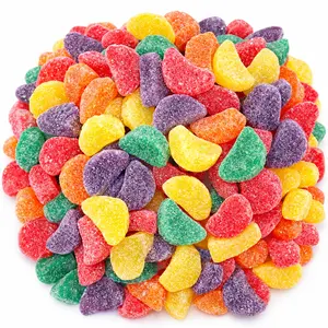 Twisted Treats Fruit Jelly Slices Candy Soft Chewy Sugar Coated Gummy Party Snacks