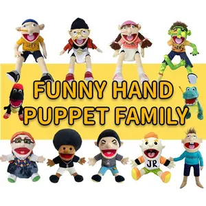 Jeffy Hand Puppet Toy Jeffys Zombie Boy Puppet Brinquedo Kawaii Stuffed Animal Jeffy Puppet Family Real Sml Doll Birthday Gift