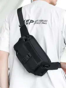 Men's Casual Crossbody Bag, Lightweight Durable Crossbody Bag for Daily Commuting, Work, School and Travel, Casual Trendy Versatile High-quality Daily Commuting Bag