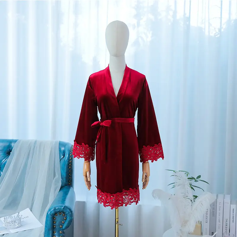 Lace Light Plate   Wine Red