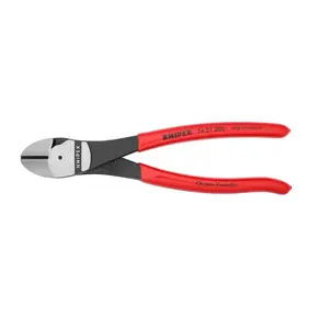 KNIPEX Tools 74 21 200 High Leverage Angled Diagonal Cutters