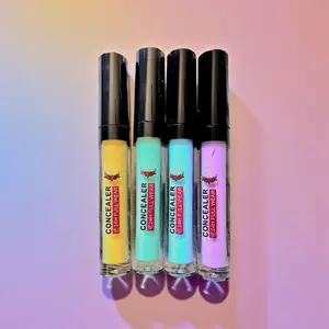 Colored Correctors Concealers Multi-use for Full Wear 24H Long-lasting Coverage in Yellow, Teal, Blue, and Purple