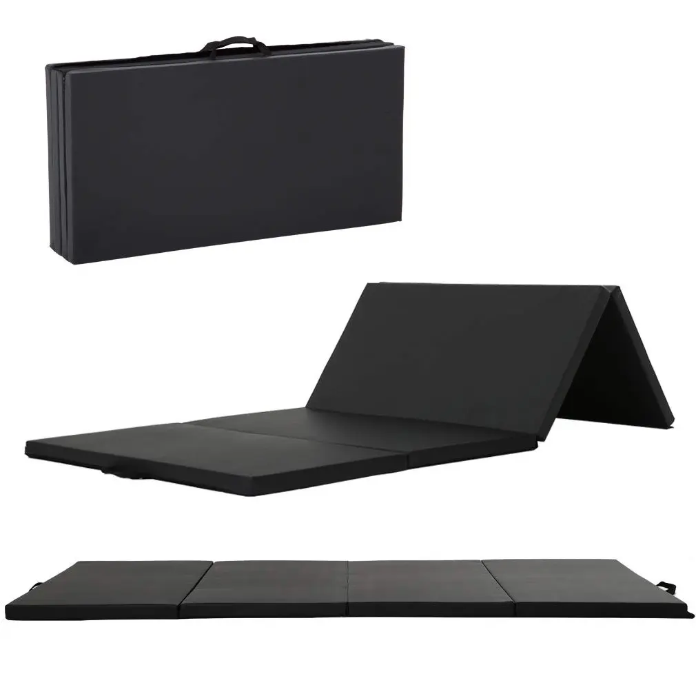 FDW Professional Grade Fitness Mat Heavy-Duty Training Equipment for Serious Athletes Superior Protection for Gymnastics Wrestling and Tumbling A Durable PU Leather Surface That Also Enhances Your Yoga Practice and Stretching Arts