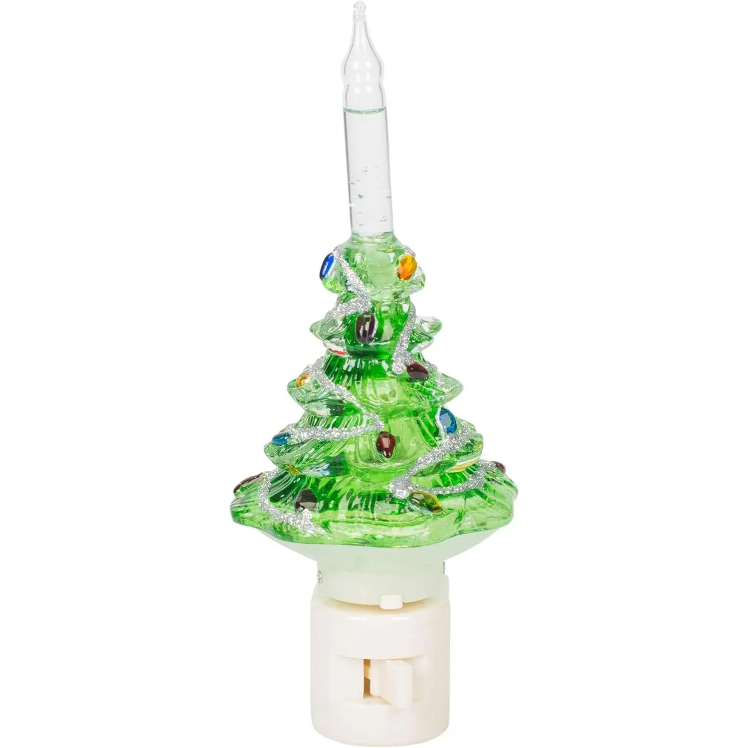 33676-7" Christmas Tree Bubble Light Night Light