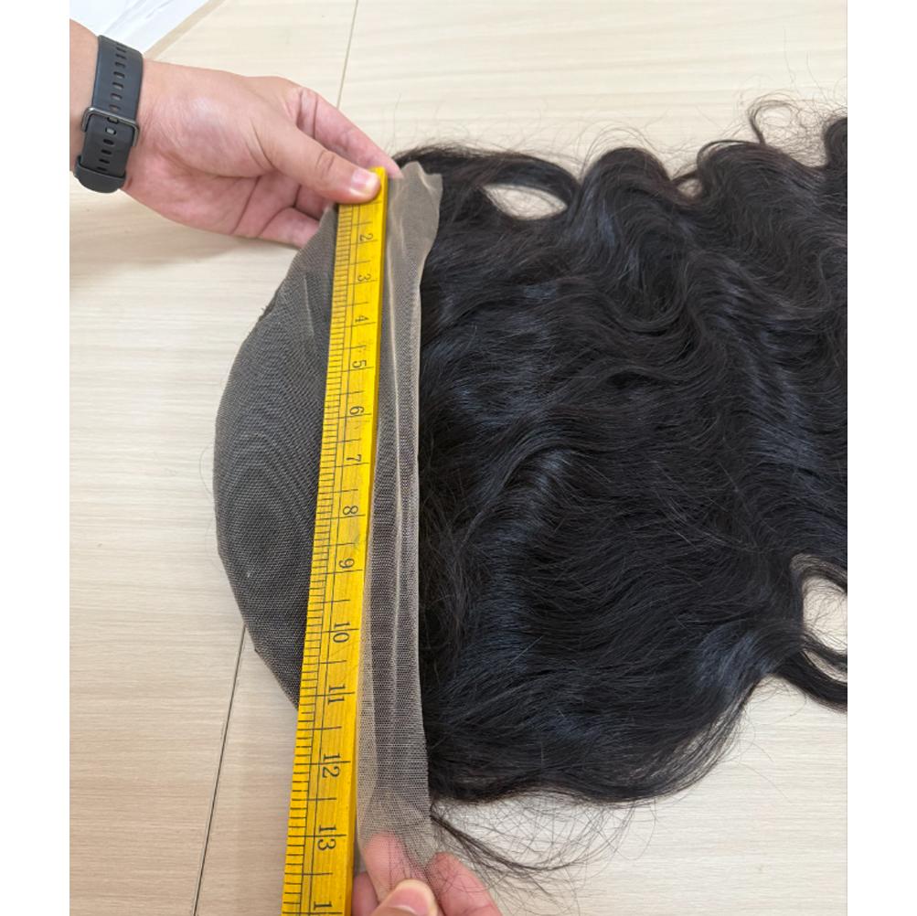 13x6 Lace Front Wigs Human Hair for Women 180% Pre Plucked Straight & Body Wave HD Lace Frontal Wigs Natural Black Color Medium Cap Size 22.5inch Glueless Wig