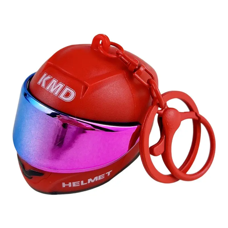 Cool Motorcycle Helmet Keychain, Fun Car Key Ring, Creative Rider Accessory, Motorcycle Backpack Charm, Unique Gift Idea, Key Charms, Keychain For Car Keys