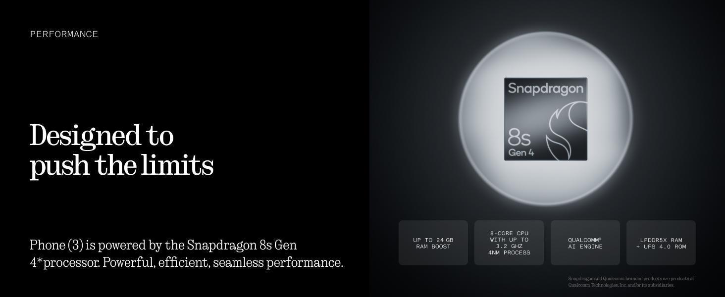 Nothing Phone (3) Cell Phone, 2025 New 5G Unlocked Phones 512GB, Android 15, Snapdragon 8s Gen4, AI Mobile Phones with Four 50MP Cameras & AMOLED Display, 5150mAh, Glyph Interface, Smartphone White