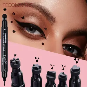 1PC Double-ended Seal Longwear Eye Liner, Non-smudged, Easy to Use & Fast Application, Suitable for Christmas and Holiday Party, Quick Makeup