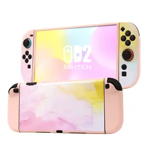 For Switch 2 Console TPU Case Joy Con Design Ultra-Thin Lightweight Soft Shell Cover For Switch 2 Gamepad Accessories Anti-Scratch Drop Protection Multi-Color Options