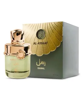 AL-A'RAAF RAMAL 100ml Floral Perfume for Women with Mandarin Bergamot Peach Rose Orange Blossom Jasmine Patchouli Musk Sandalwood Scent
