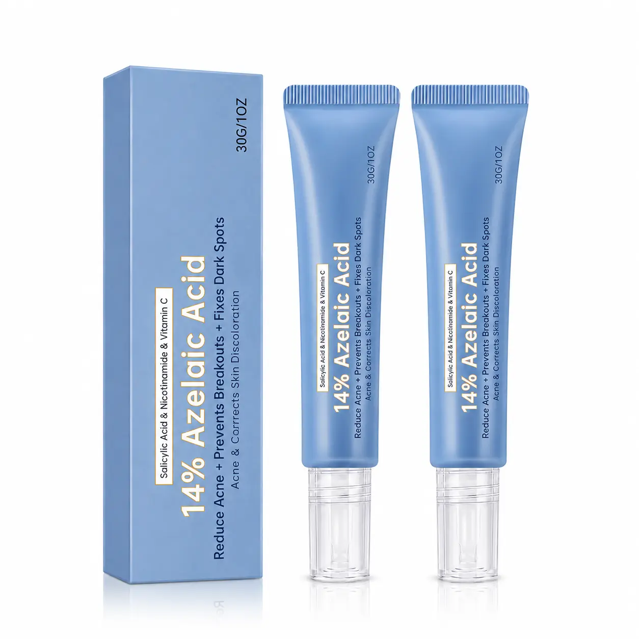 14% Azelaic Acid Serum for Acne-Prone Skin, Helps Reduce the Look of Redness, Dark Spots & Uneven Tone, Cream for Pore Care, Oil Balance & Daily Skin Routine, 1 Oz