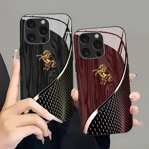 Suitable for [iPhone 16 Pro Max] high-end phone case🤩， high-end patterns，lucky Horse, bringing you good fortune，multiple colors available,  drop-resistant and fingerprint-proof YM99