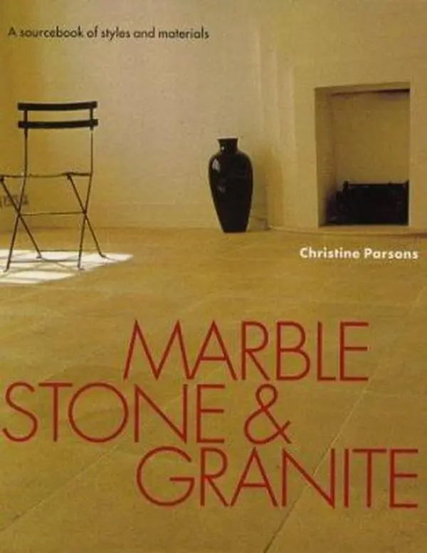 USED Book - Decorating With Marble Stone and Granite by Christine Parsons (Hardcover) - english