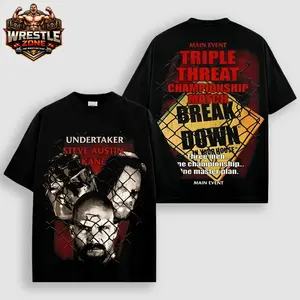 Triple Threat Championship Match WWE Legend Premium Wrestling T Shirt 100% Cotton T-Shirt Army, Team Xtreme Shirt, WWE Fans Shirt, WWE Event Outfit
