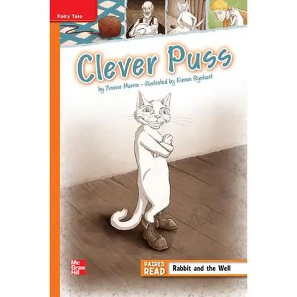 USED-Reading Wonders Leveled Reader Clever Puss: Approaching Unit 1 Week 1 Grade 4 by DONALD BEAR (Spiral-bound)
