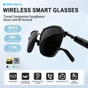 SG11PRO Bluetooth Audio Glasses - High-end open-ear sunglasses with wireless music and calls! (New for 2025) Touch-Control Smart Wearable Man