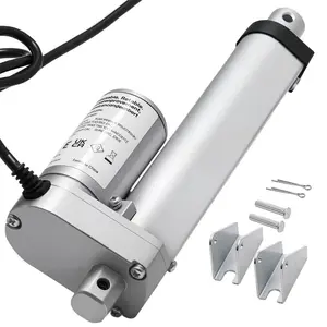 VEVOR 12V Linear Actuator, 4 Inch High Speed 0.6/s Linear Motion Actuator, 225lbs/1000N with IP54 Protection Mounting Bracket for Lift Desk, Recliner Chairs, Window Door Opener