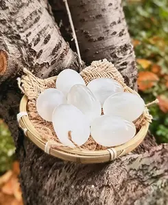 1 count Selenite Egg Crystals: 1.77-1.97 Inch Gems of Tranquility