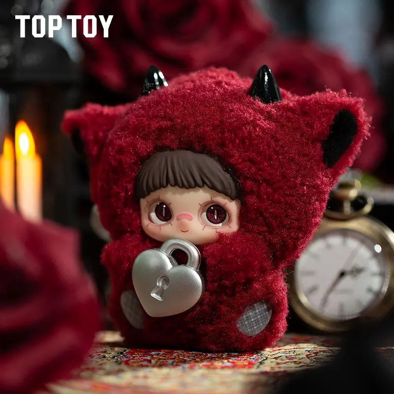 TOPTOY MayMei "May I Love You" Love Never Ends Series Plush Blind Box – Valentine's Gift Exclusive, Winter Warm Cute Collectibles, Perfect for Home Desk/Bedroom/Display Cabinet, Ideal Gift for Lovers & Plush Lovers,Perfect Gift for Mom,#Summervibes