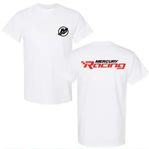 BelleHeaven  Mercury Racing Graphic T-Shirt, Motorsport Enthusiast Tee, Comfortable Cotton Blend, Car Lover's Apparel for Men & Women, Racing Gift Idea