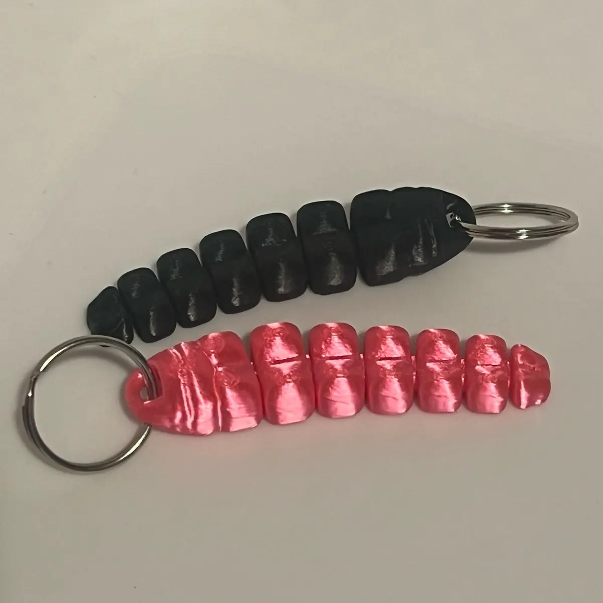 Rattlesnake tail keychain
