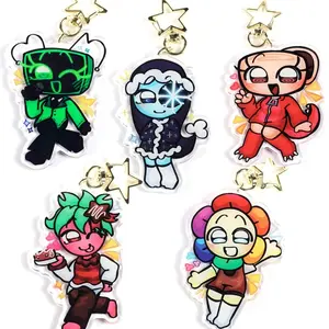 5 Ops Dandy’s World Acrylics Keychain | Dandy, Shelly, Vee, Astro, Sprout Bag Charms