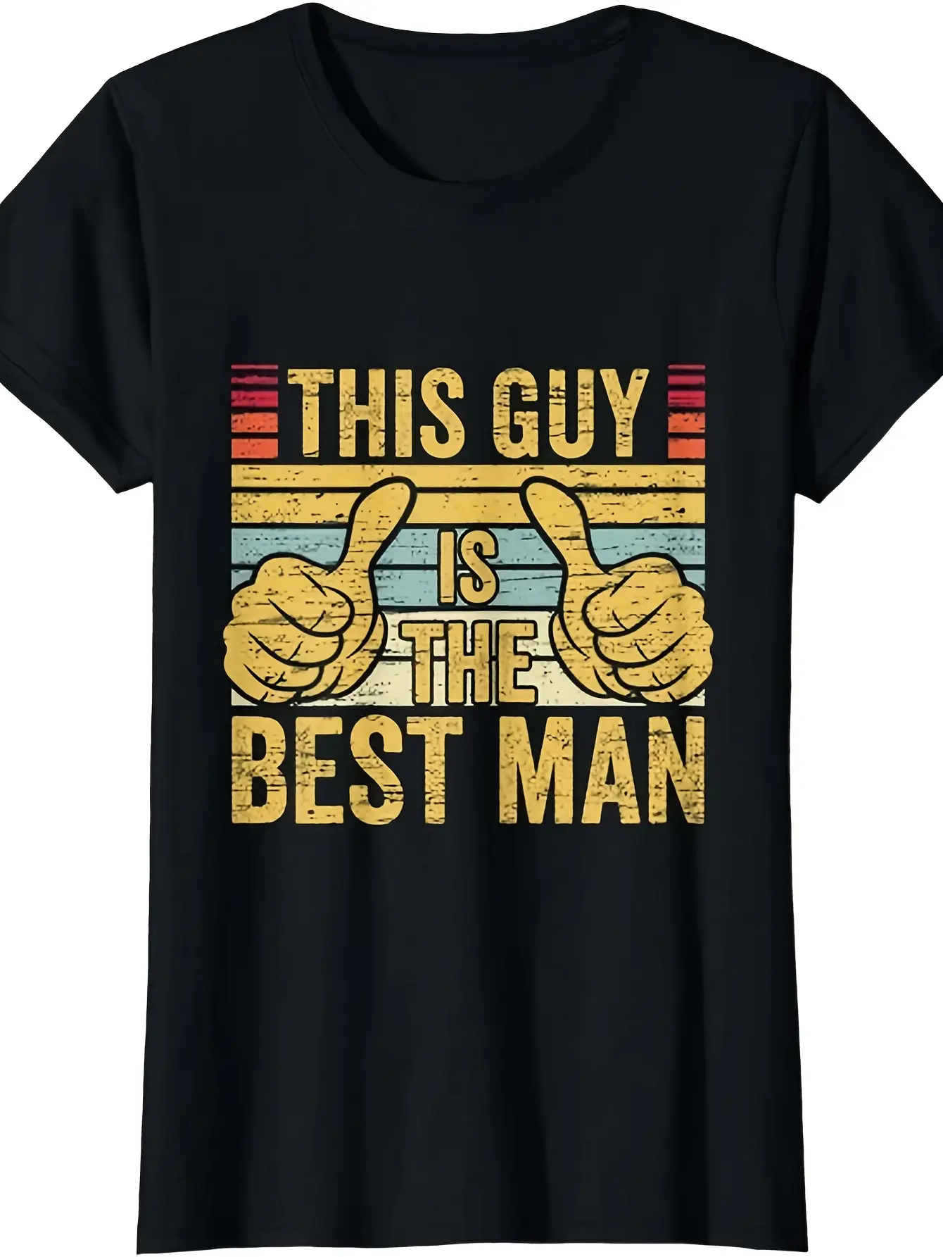 Best for Man  Groomsmen Bachelor Party T-Shirt - U unisex soft cotton short sleeve t shirt, vintage graphic casual tee for men women teens, perfect birthday holiday gift for camping travel gym daily street  wear