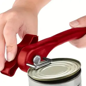 Manual Can Opener, 1 Count Hand Can Opener Portable Side Cut Can Opener, Kitchenware Can Opener Tool for Home Kitchen Dining Room Picnic, Household Kitchen Gadgets Adjustable Can Opener