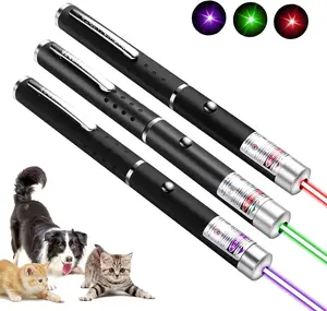 3 Pack Laser Pointer Pen for Cats Dogs Pet Laser Pointer Cat Toys Indoor Interactive Chase Cats Toy Laser Light Pointer