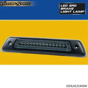 LED 3rd Third Brake Light Cargo Lamps Chrome Housing Fit For 2009-2014 Ford F150