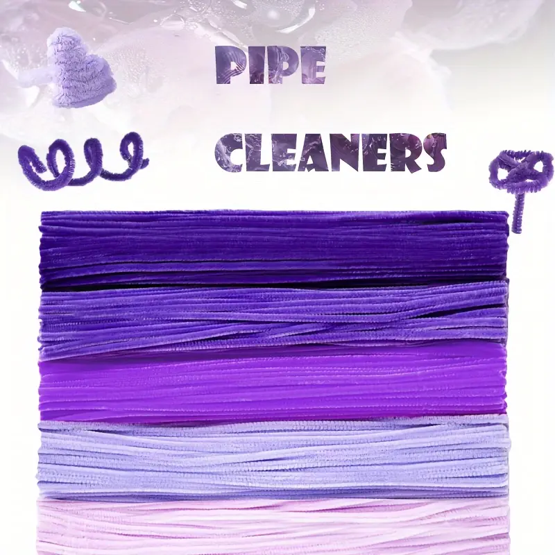 500 5-color mixed purple twist sticks Craft
