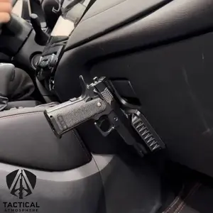 Gun Magnet Bracket Quick Draw Gun Magnetic Pistol Holster Hidden Car Applicable to multiple scenarios Adjustable