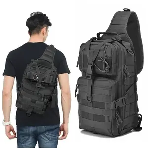Tactical Assault Pack Sling Backpack Waterproof EDC Rucksack Bag for Outdoor Hiking Camping Hunting Trekking Travelling