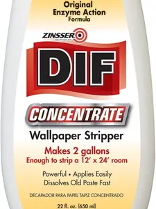 Zinsser DIF Wallpaper Stripper Concentrate 22oz – Fast & Effective Wallpaper Removal | Father's Day Gift