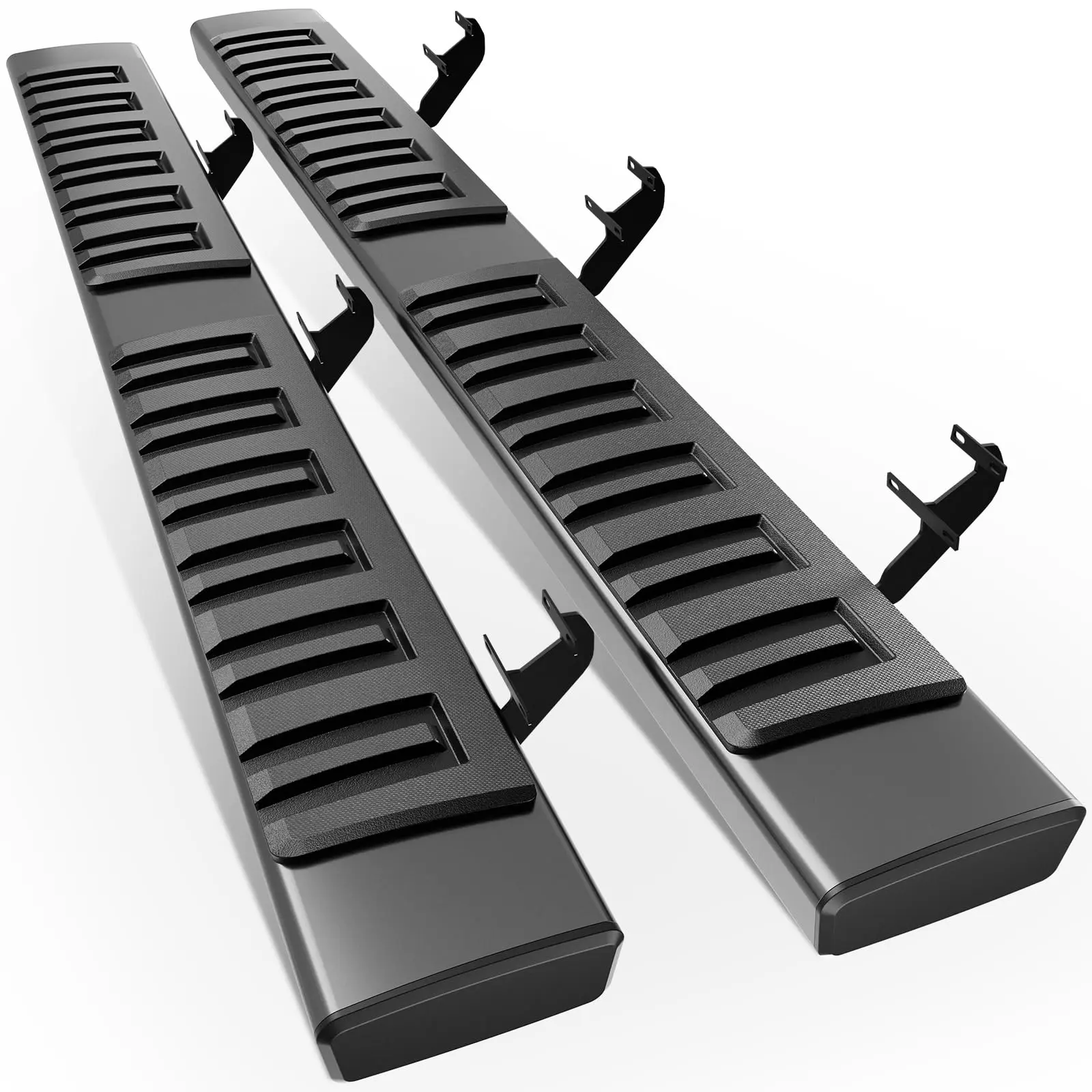 Yzona 6.5" Aluminum Alloy Truck Running Boards - Side Step Rails, Nerf Bars Compatible with 2015-2026 F150 & 2017-2026 F250 F350 4 Full-Size Door Super Crew Cab, Trucks, Side Steps