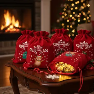 10 pcs Woolen fabric is exquisite soft Christmas Gift Wrapping Set Perfect for Holiday GiftsSanta Claus Gift Bags - Party Bags, Candy Gift Bags & Gift Packaging Bags10 Suction Cup Sponge Holder for Kitchen Sink  semiannual  sale  2023  2025 easy install k