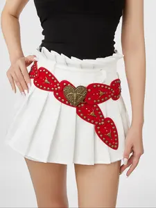 Women's Fashionable Cow Head Decorated Belt, Casual Waistband for Jeans, Fashion Buckles Belt for Party, Daily Clothing Decor, Trendy All-match & Exquisite Belt for Gift, Cowboy Cowgirl Belt, Western Belts