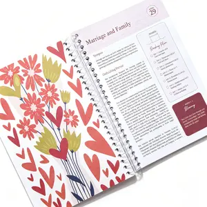 52-Week Bible Reading Tracker Notebook | Spiral Christian Devotional Journal with Floral Cover | Daily Scripture Study Planner & Faith Reflection Guide, Designed for a Year-Long Journey Through God’s Word vertical a5 vintage perfect holiday gift quote