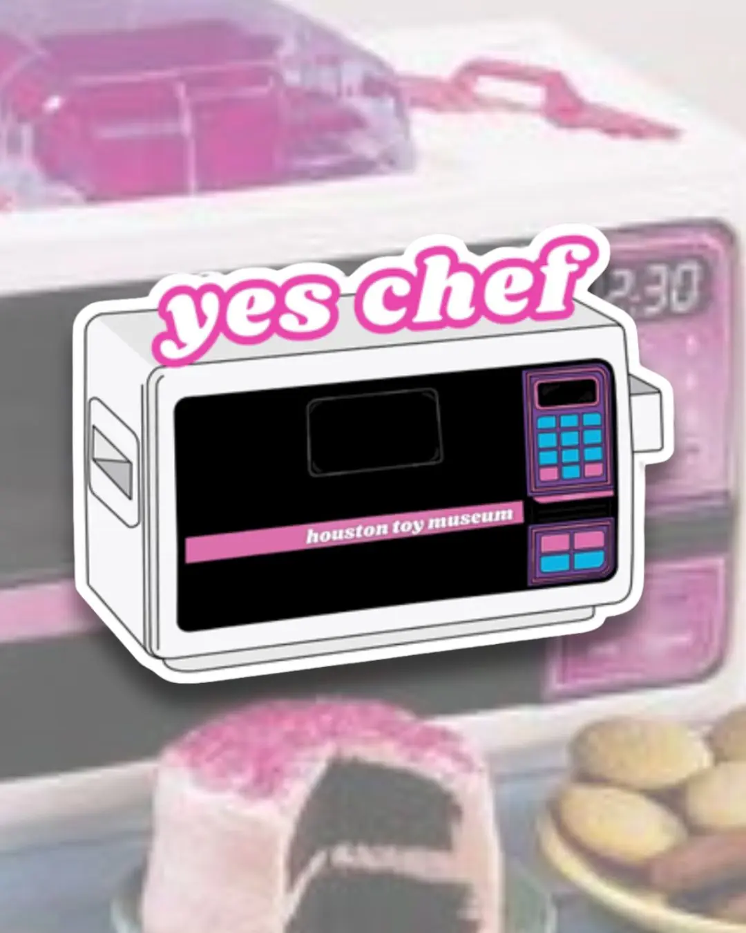 90s Easy Bake Oven 'Yes Chef' Vinyl Sticker