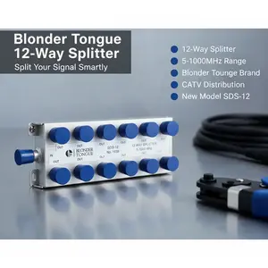 BLONDER TONGUE SDS-12 MDU SERIES 12 OUTPUT PORTS BALANCED SPLITTER 5 – 1000MHZ